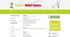 Desktop Screenshot of cmsnepal.edu.np